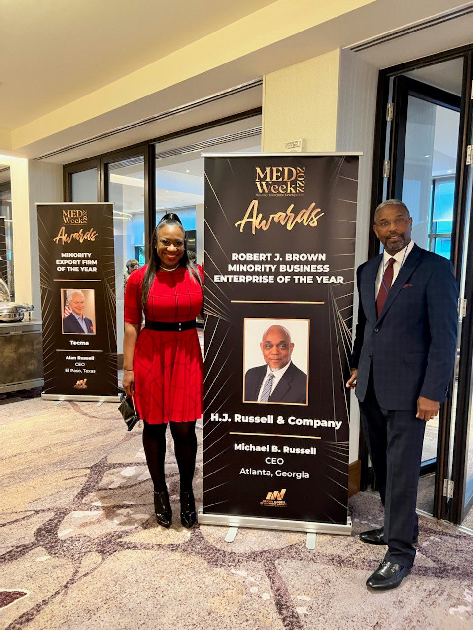 Russell receives prestigious Robert J. Brown Minority Business Enterprise of the Year Award from MBDA